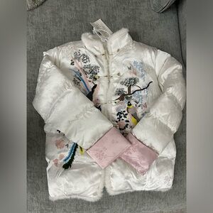 Embroidered cotton blouse